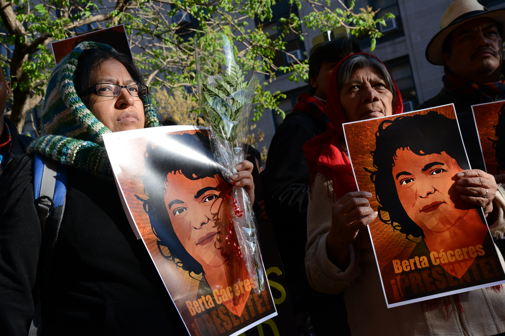 Foto: Protesta por muerte de Berta Cáceres en Honduras. Cortesía CIDH / Daniel Cima.